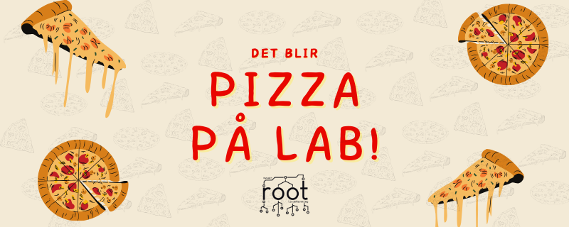 pizza på lab
